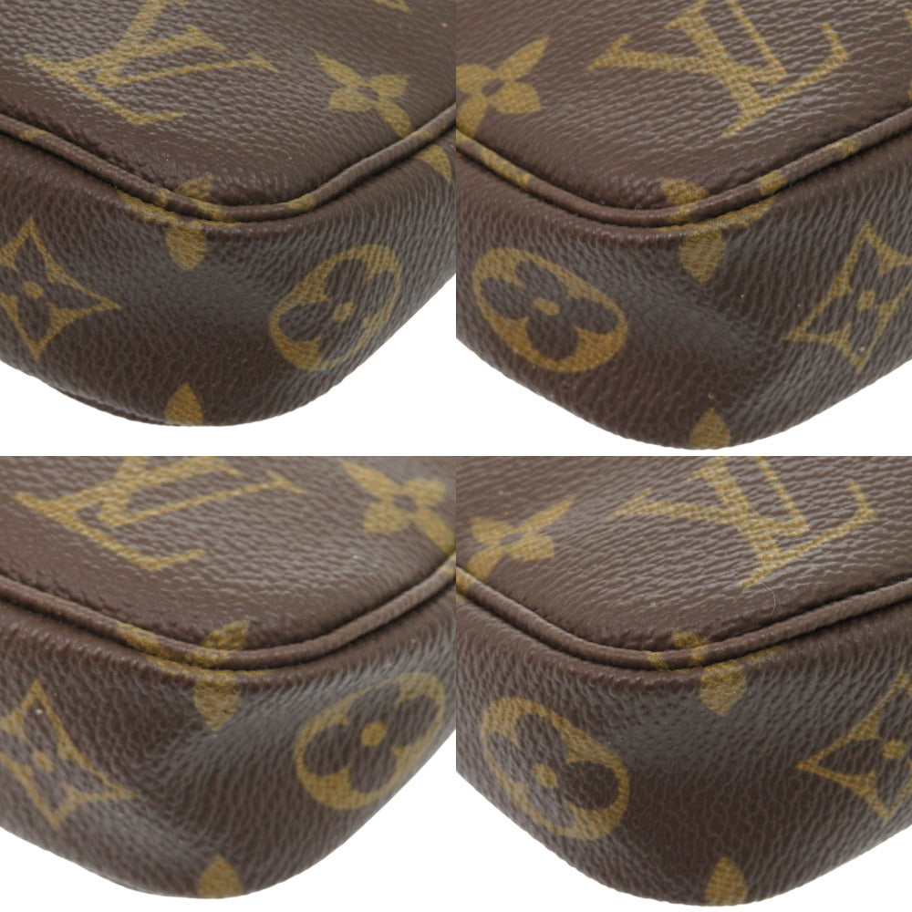 LOUIS VUITTON Pouch M51980 Monogram canvas Brown Monogram Pochette Accessoires