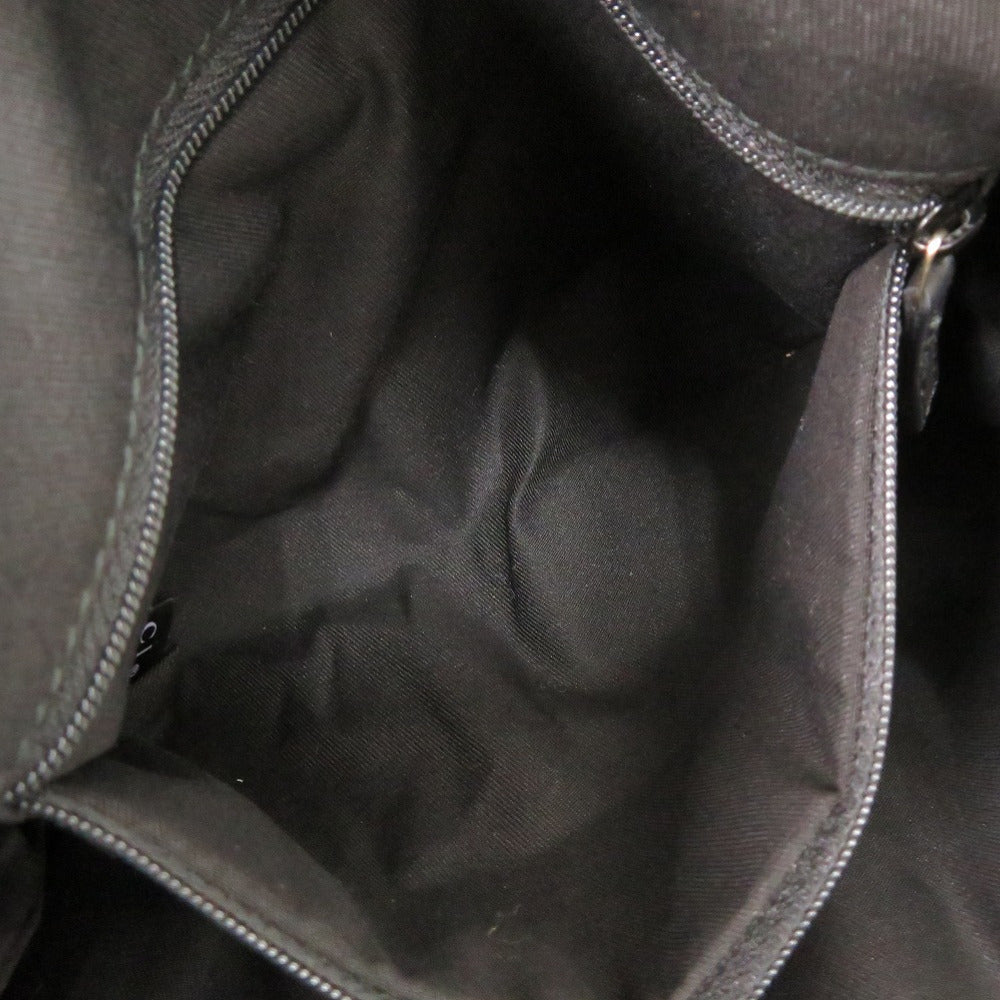 GUCCI Shoulder Bag 203257 GG canvas, leather black Abbey