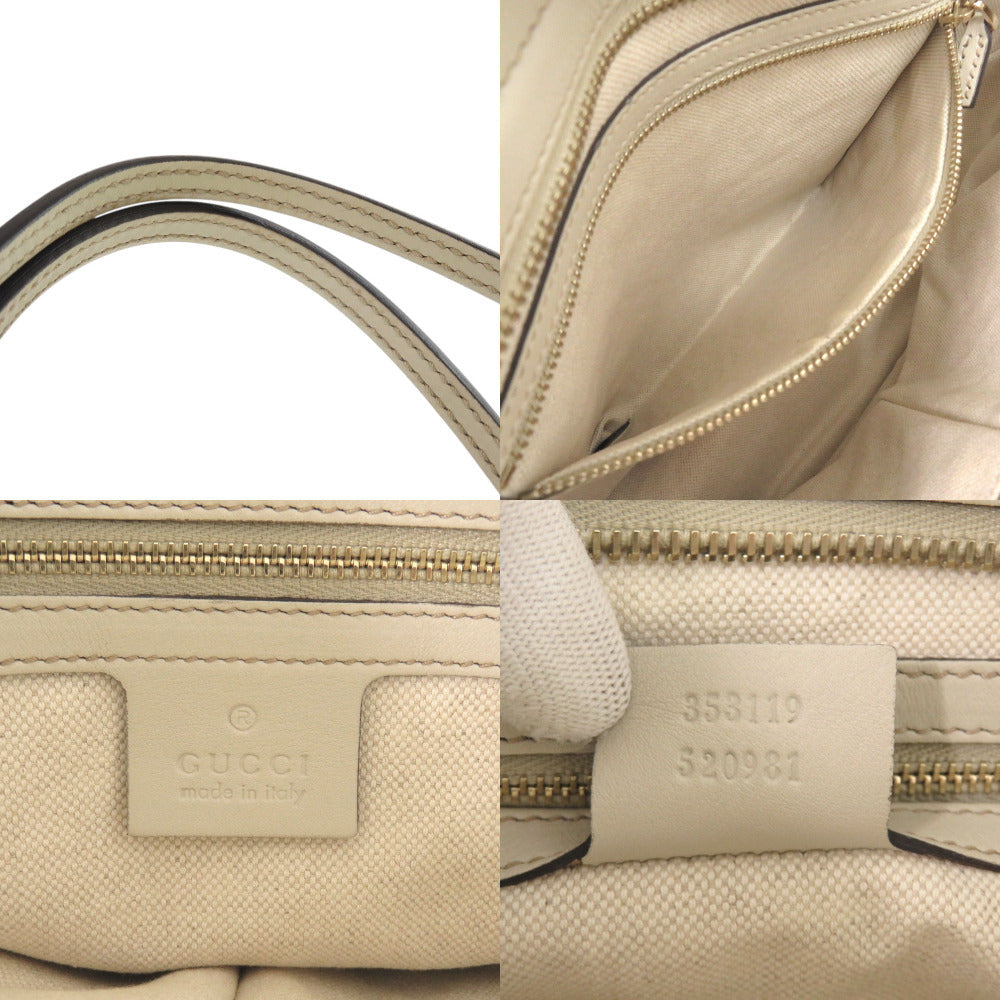 GUCCI Handbag 353119 leather Ivory