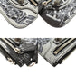 BALENCIAGA Coin case 776769 leather black Le Cagoule Graffiti
