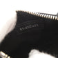 BALENCIAGA Coin case 776769 leather black Le Cagoule Graffiti