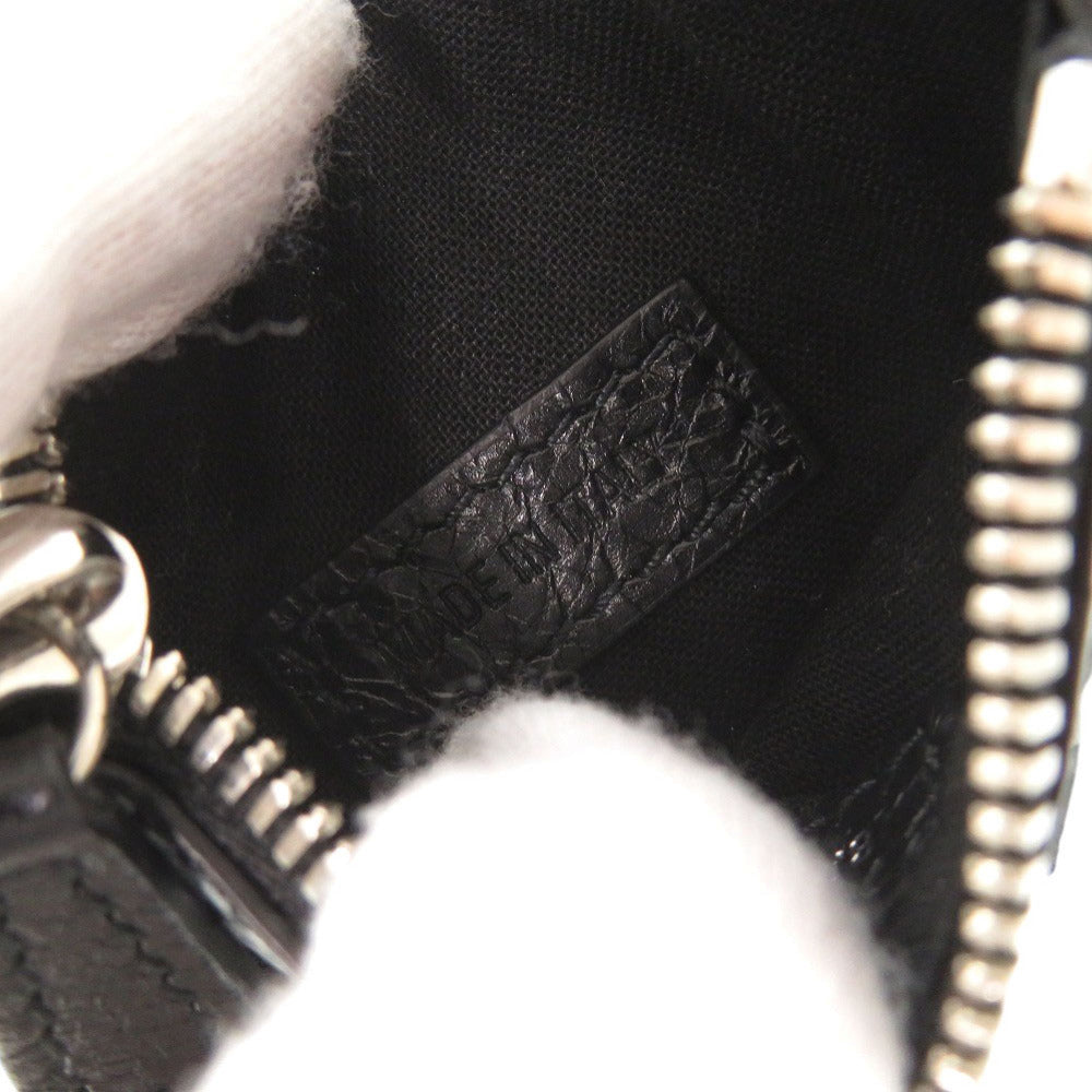 BALENCIAGA Coin case 776769 leather black Le Cagoule Graffiti