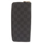 LOUIS VUITTON Long Wallet Purse N60306 Damier Grafitto Canvas gray Damier Grafitte Zippy Wallet Vertical