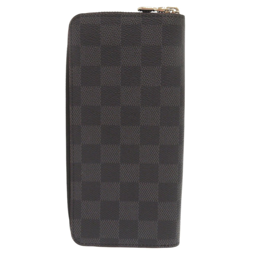 LOUIS VUITTON Long Wallet Purse N60306 Damier Grafitto Canvas gray Damier Grafitte Zippy Wallet Vertical