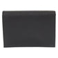 PRADA Bifold Wallet leather black Triangle logo