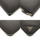 PRADA Long Wallet Purse leather black