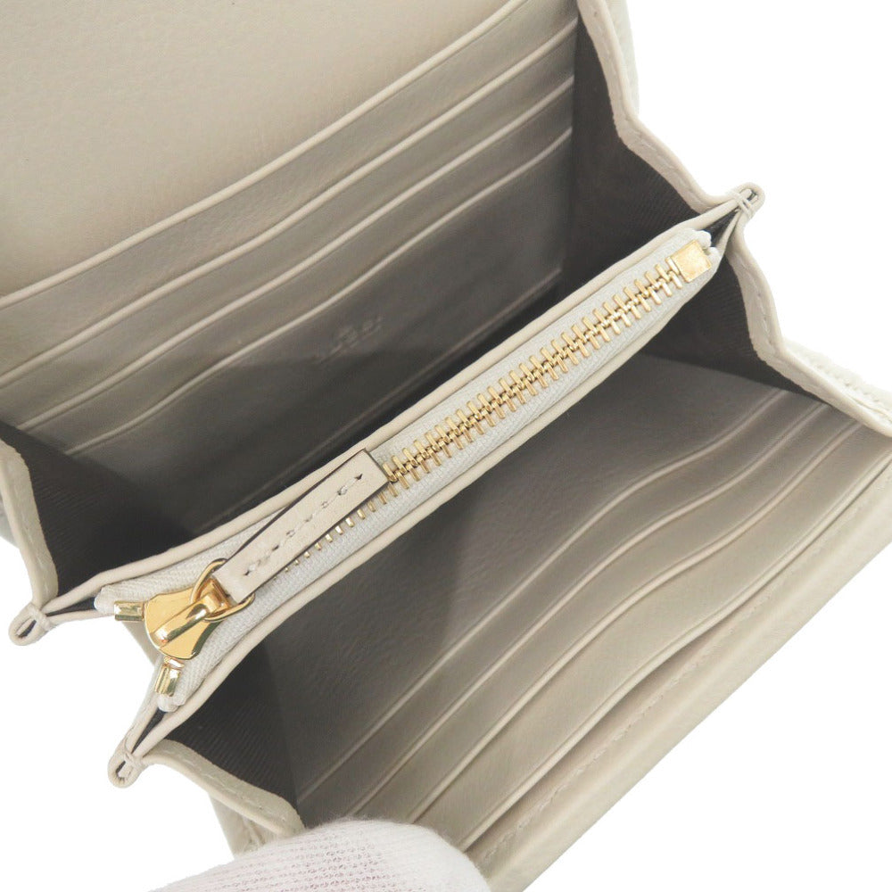 GUCCI Bifold Wallet 725219 leather white Blondy