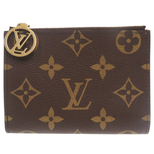 LOUIS VUITTON Bifold Wallet M82415 Monogram canvas Brown Monogram Portefeuille Lisa