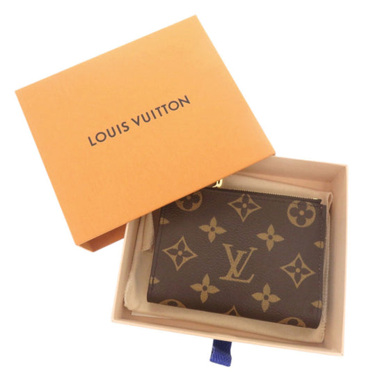 LOUIS VUITTON Bifold Wallet M82415 Monogram canvas Brown Monogram Portefeuille Lisa