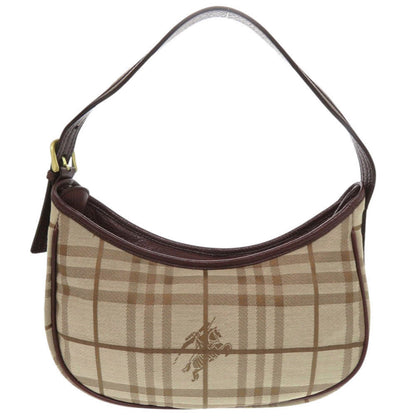 BURBERRY Shoulder Bag Canvas, Leather beige