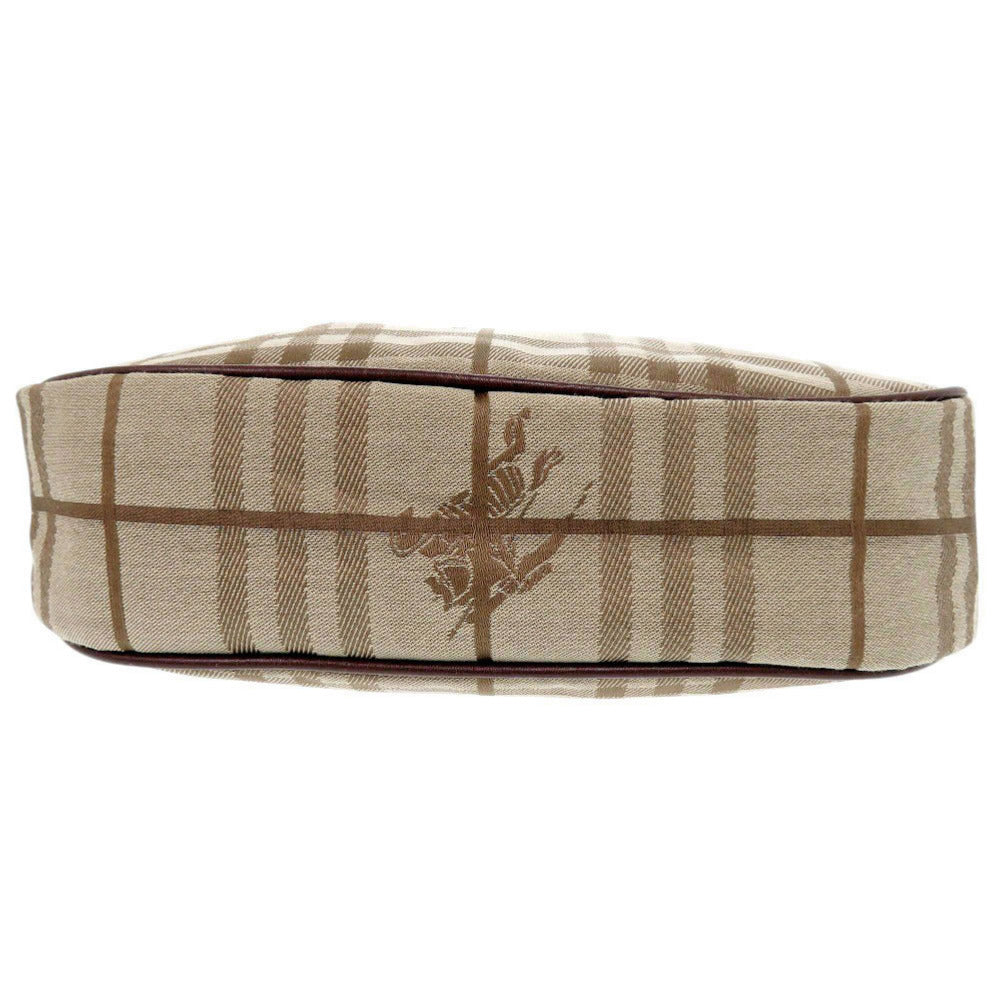 BURBERRY Shoulder Bag Canvas, Leather beige