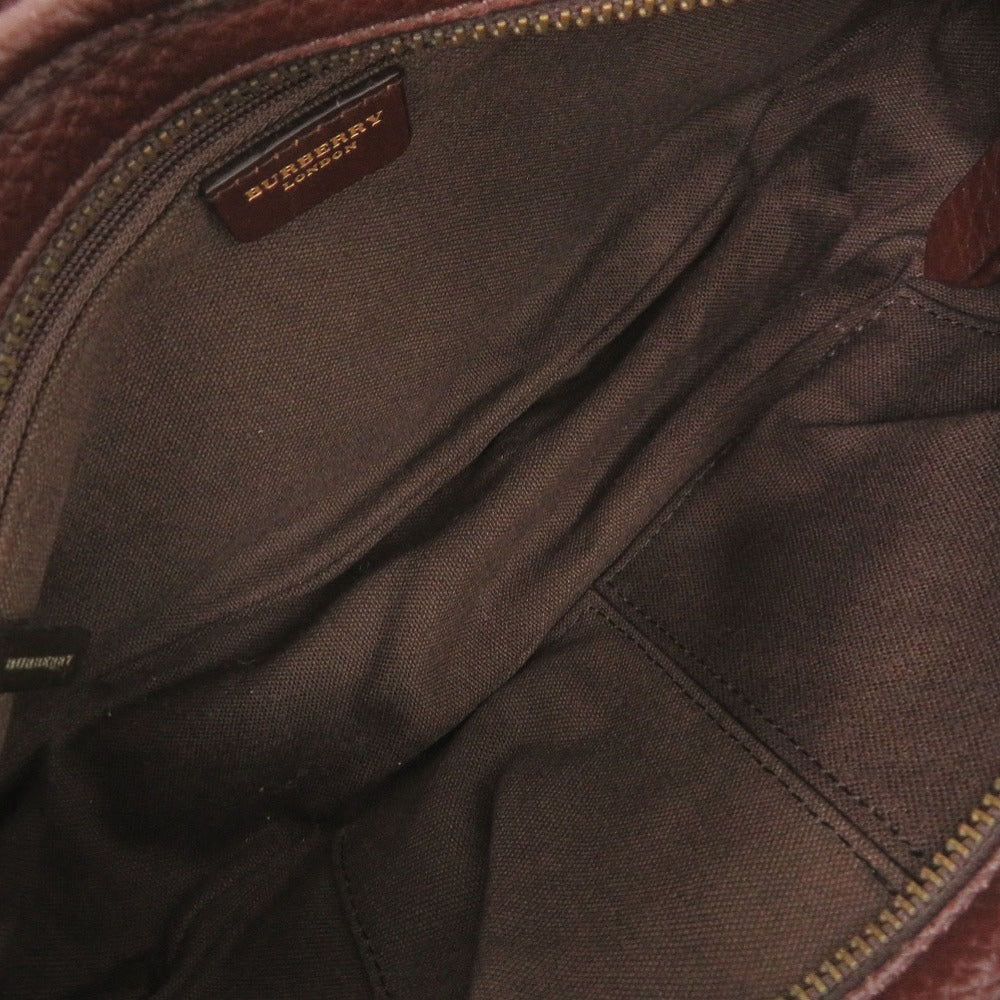 BURBERRY Shoulder Bag Canvas, Leather beige