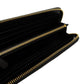 PRADA Long Wallet Purse Nylon black Wrinkles processing