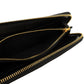PRADA Long Wallet Purse Nylon black Wrinkles processing