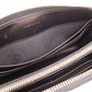 PRADA Long Wallet Purse Nylon black Wrinkles processing