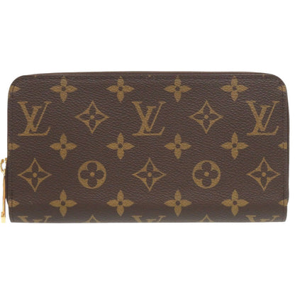 LOUIS VUITTON Long Wallet Purse M42616 Monogram canvas Brown Monogram Zippy wallet