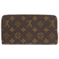 LOUIS VUITTON Long Wallet Purse M42616 Monogram canvas Brown Monogram Zippy wallet