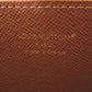 LOUIS VUITTON Long Wallet Purse M42616 Monogram canvas Brown Monogram Zippy wallet