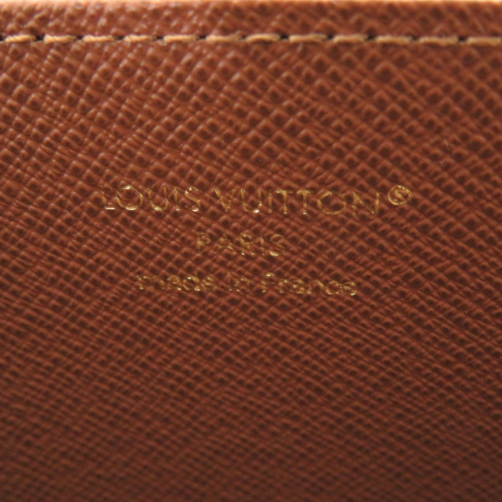 LOUIS VUITTON Long Wallet Purse M42616 Monogram canvas Brown Monogram Zippy wallet