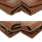 GUCCI Tri-fold wallet 658633 Leather, Bamboo Brown Diana medium