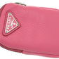 PRADA Pouch leather pink