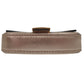 FENDI Pouch leather Pink gold nano baguette charm
