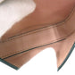 FENDI Pouch leather Pink gold nano baguette charm