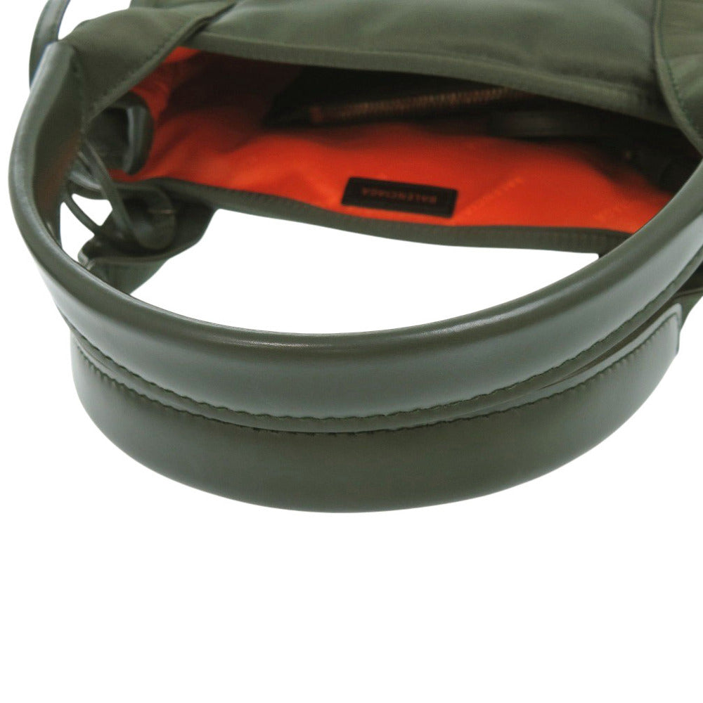 BALENCIAGA Handbag 390346 3190 P 528147 Nylon khaki Navy Cabas XS