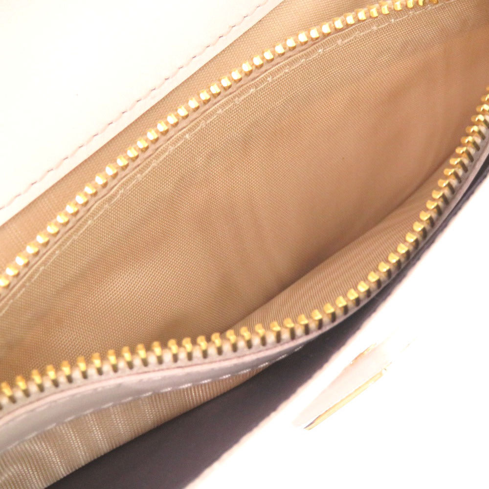 PRADA Long Wallet Purse 1MV025 leather Ivory Floral
