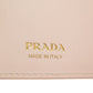 PRADA Long Wallet Purse 1MV025 leather Ivory Floral