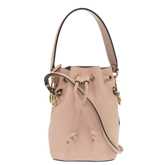 FENDI Handbag 8BS010 leather pink montresor mini