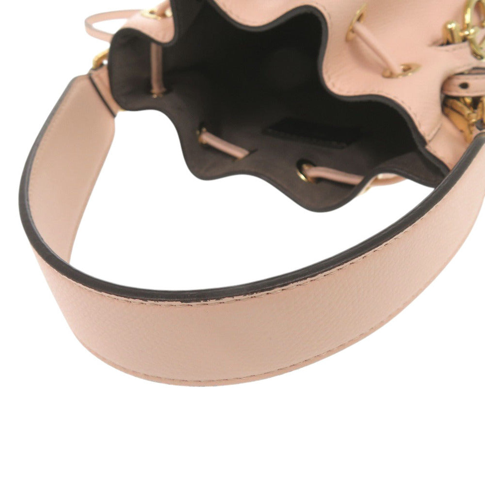FENDI Handbag 8BS010 leather pink montresor mini