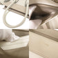 CELINE Handbag leather Ivory Luggage micro