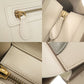 CELINE Handbag leather Ivory Luggage micro