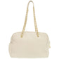 PRADA Shoulder Bag leather beige