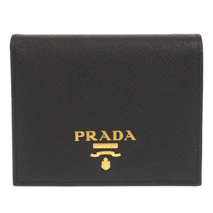 PRADA Bifold Wallet 1MV204 leather black Safiano