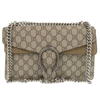 GUCCI Shoulder Bag 400249 GG Supreme beige Dionysus