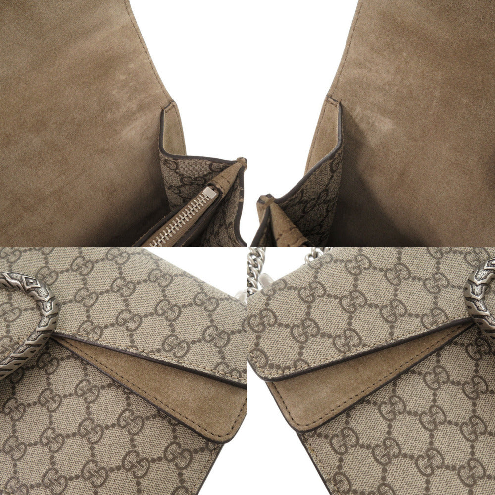 GUCCI Shoulder Bag 400249 GG Supreme beige Dionysus