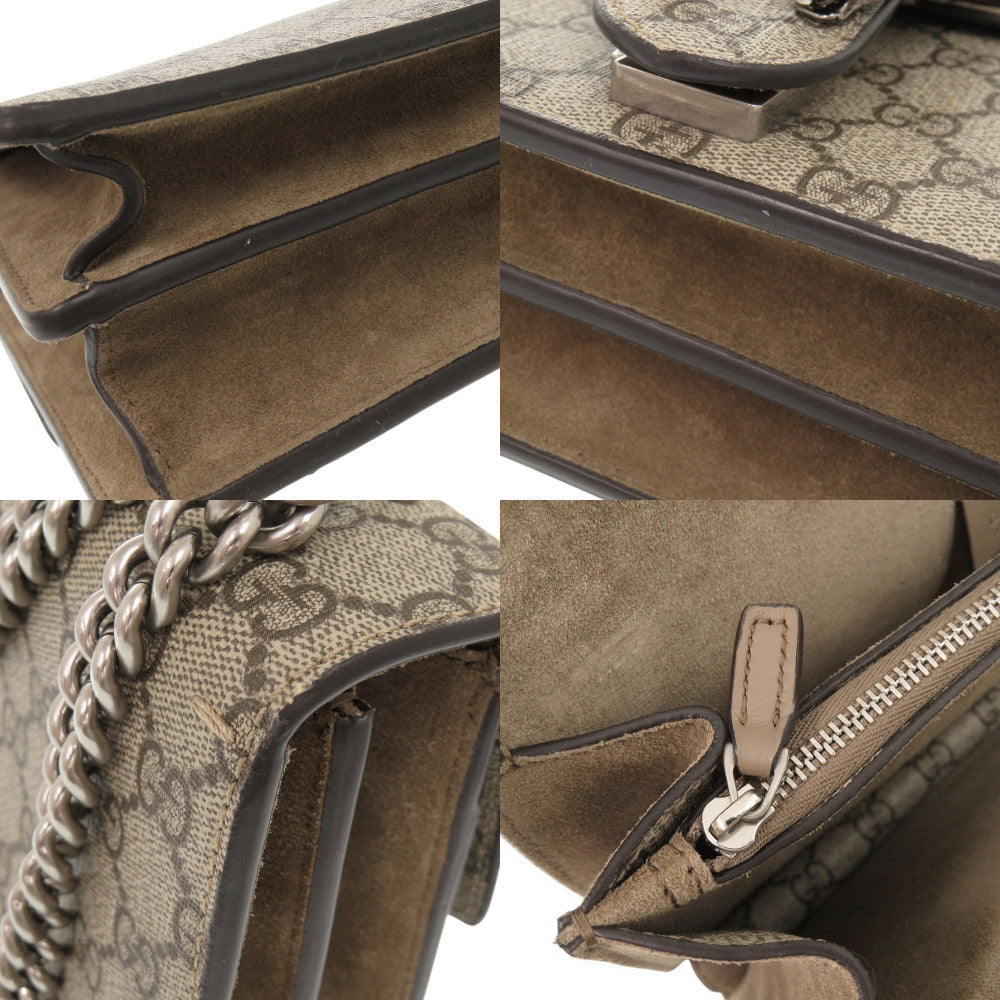 GUCCI Shoulder Bag 400249 GG Supreme beige Dionysus