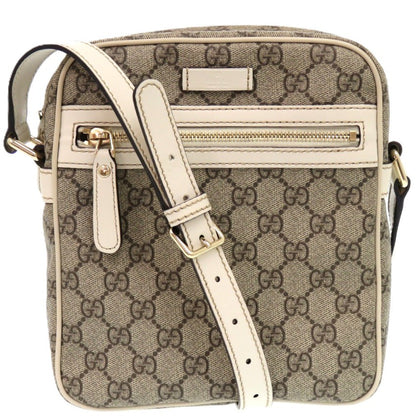 GUCCI Shoulder Bag 233268 GG Supreme Canvas, PVC Brown