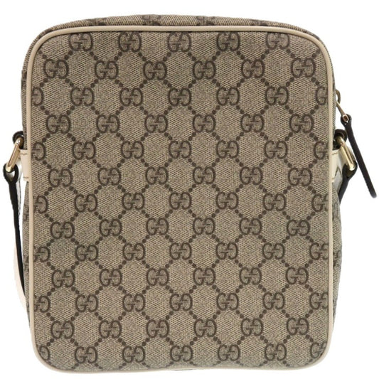 GUCCI Shoulder Bag 233268 GG Supreme Canvas, PVC Brown