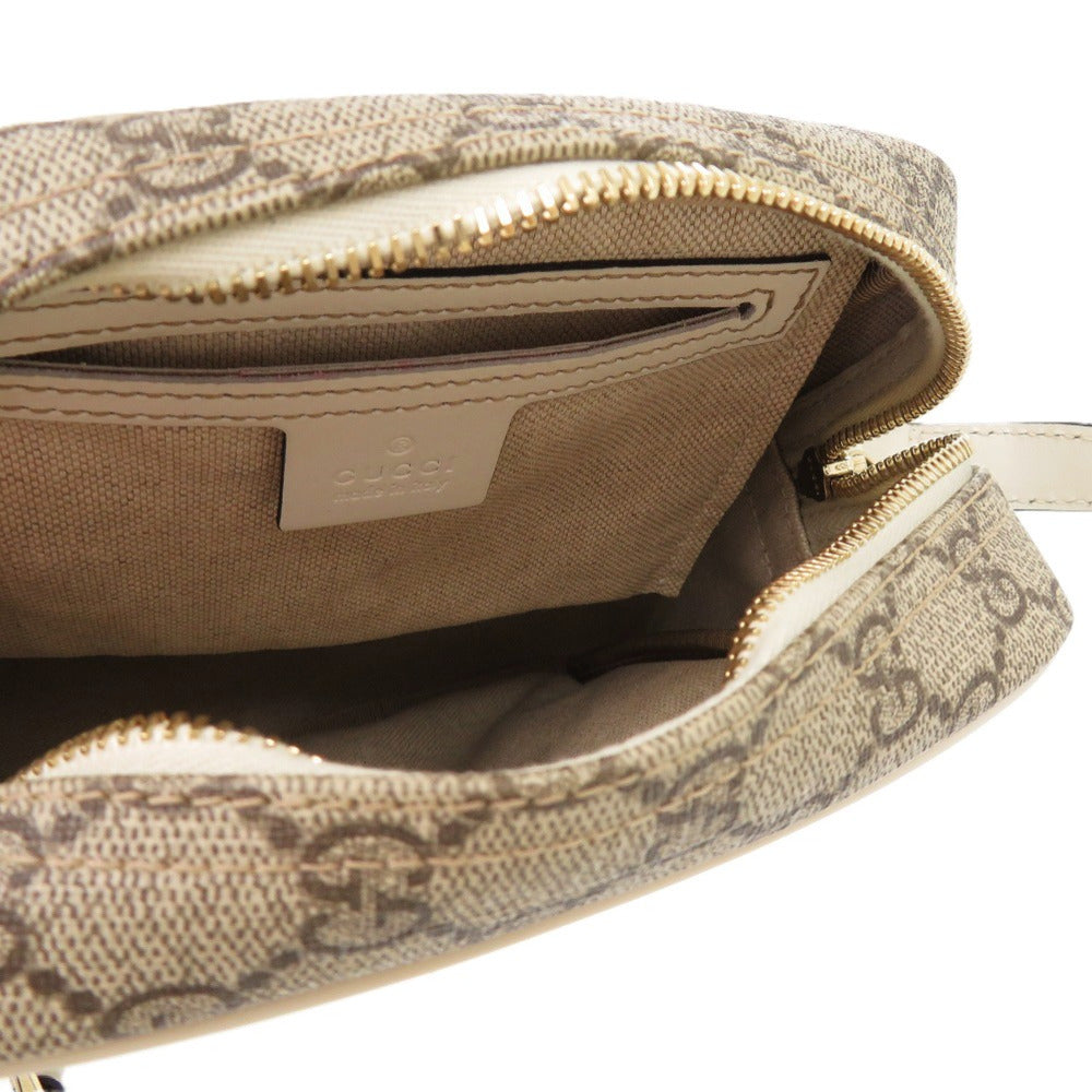 GUCCI Shoulder Bag 233268 GG Supreme Canvas, PVC Brown