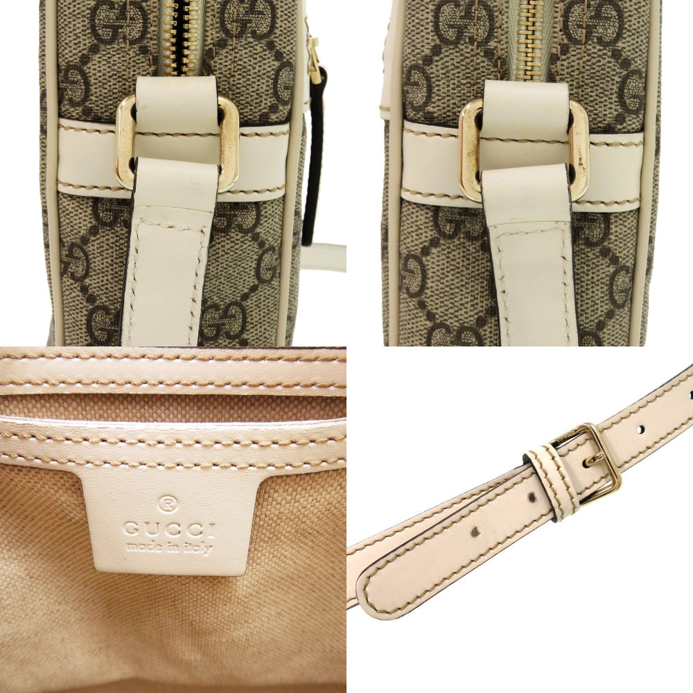 GUCCI Shoulder Bag 233268 GG Supreme Canvas, PVC Brown