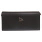 Christian Louboutin Long Wallet Purse leather black