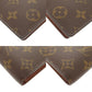 LOUIS VUITTON Long Wallet Purse M60252 Monogram canvas Brown Monogram Portefeuille Columbus