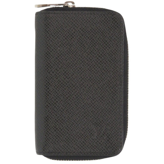 LOUIS VUITTON Coin case M32832 Taiga black Taiga Zip around purse