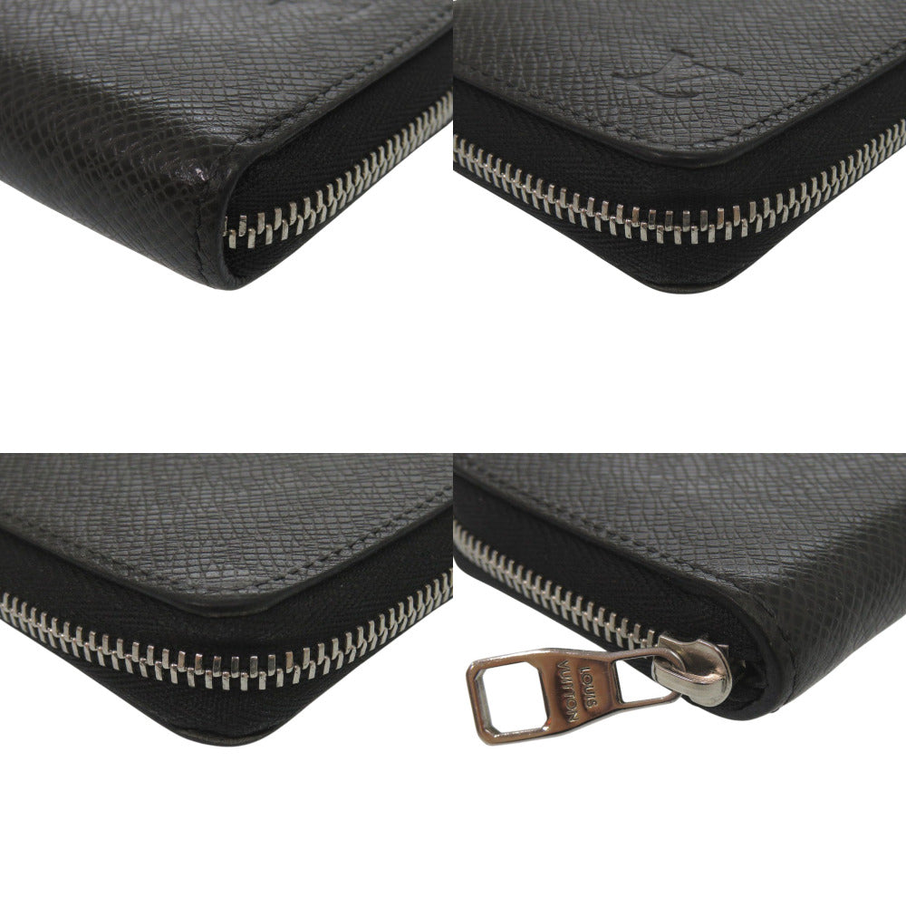 LOUIS VUITTON Coin case M32832 Taiga black Taiga Zip around purse