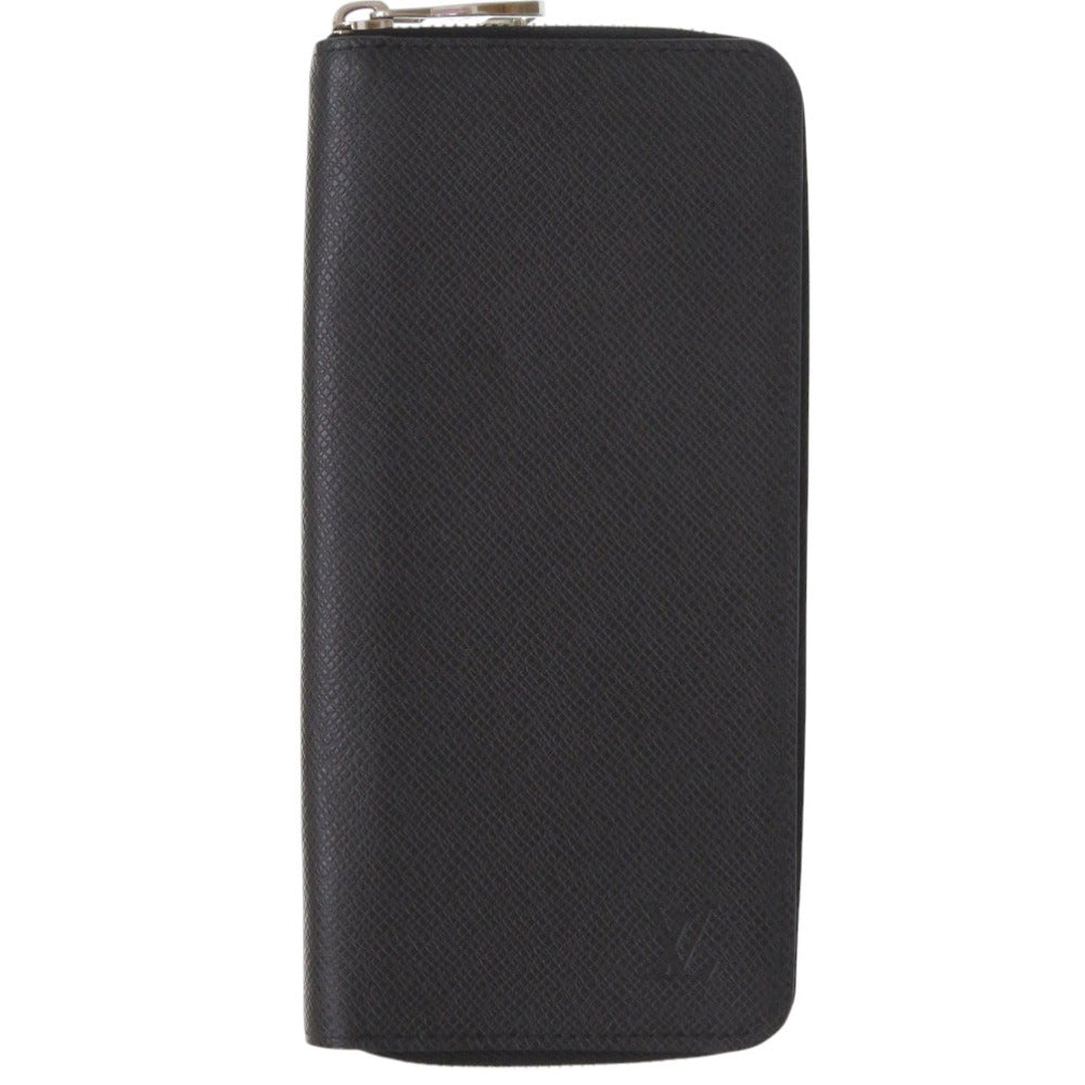 LOUIS VUITTON Long Wallet Purse M30503 Taiga Noir Taiga Zippy Wallet Vertical