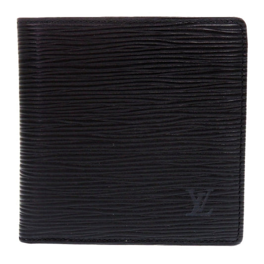 LOUIS VUITTON Bifold Wallet leather Noir