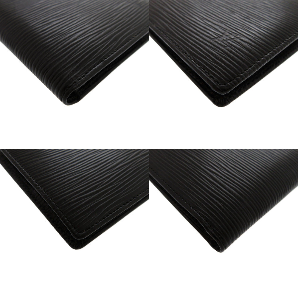 LOUIS VUITTON Bifold Wallet leather Noir
